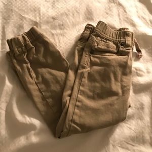 Boys’ Levi’s Khaki Drawstring 4T Joggers - EUC